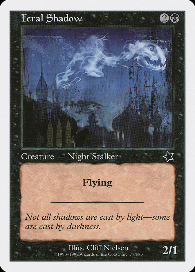 Feral Shadow [Starter 1999] MTG Single Magic: The Gathering    | Red Claw Gaming