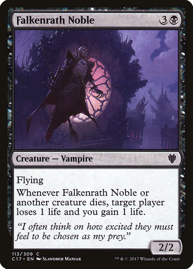 Falkenrath Noble [Commander 2017] MTG Single Magic: The Gathering    | Red Claw Gaming
