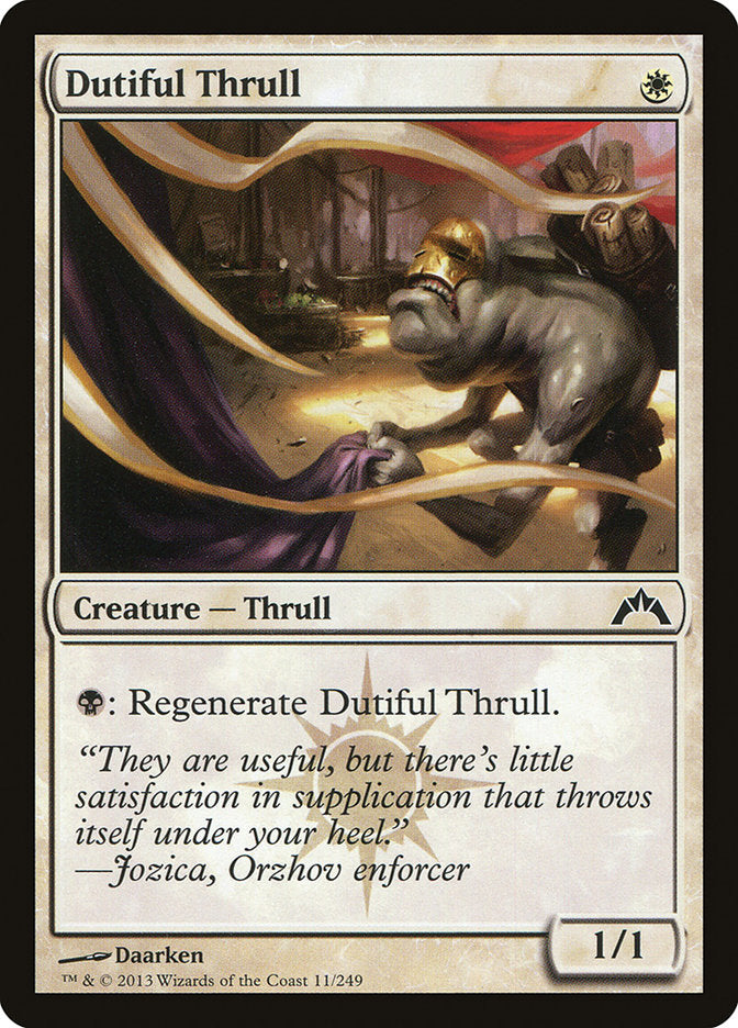 Dutiful Thrull [Gatecrash] MTG Single Magic: The Gathering    | Red Claw Gaming