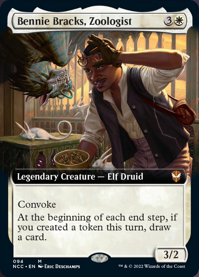Bennie Bracks, Zoologist (Extended Art) [Streets of New Capenna Commander] MTG Single Magic: The Gathering    | Red Claw Gaming