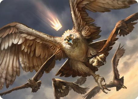 Gwaihir, Greatest of the Eagles Art Card [The Lord of the Rings: Tales of Middle-earth Art Series] MTG Single Magic: The Gathering    | Red Claw Gaming