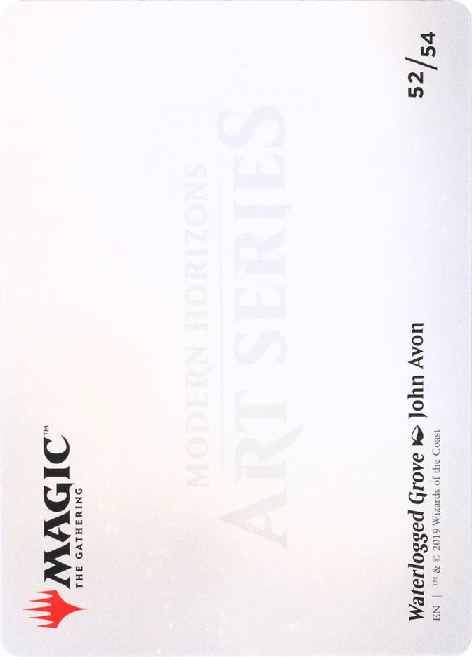 Waterlogged Grove // Waterlogged Grove [Modern Horizons Art Series] MTG Single Magic: The Gathering    | Red Claw Gaming