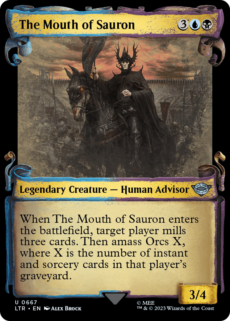 The Mouth of Sauron [The Lord of the Rings: Tales of Middle-Earth Showcase Scrolls] MTG Single Magic: The Gathering    | Red Claw Gaming