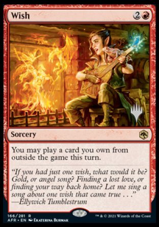 Wish (Promo Pack) [Dungeons & Dragons: Adventures in the Forgotten Realms Promos] MTG Single Magic: The Gathering    | Red Claw Gaming