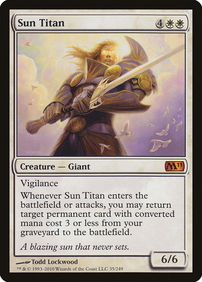 Sun Titan [Magic 2011] MTG Single Magic: The Gathering    | Red Claw Gaming