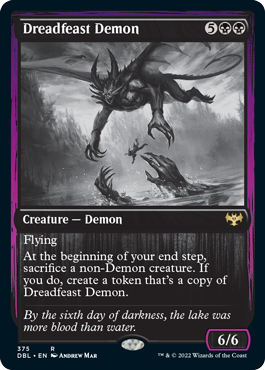 Dreadfeast Demon [Innistrad: Double Feature] MTG Single Magic: The Gathering    | Red Claw Gaming