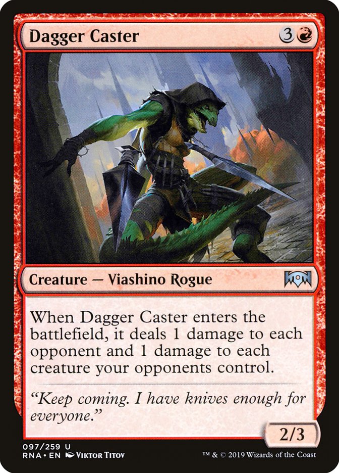 Dagger Caster [Ravnica Allegiance] MTG Single Magic: The Gathering    | Red Claw Gaming