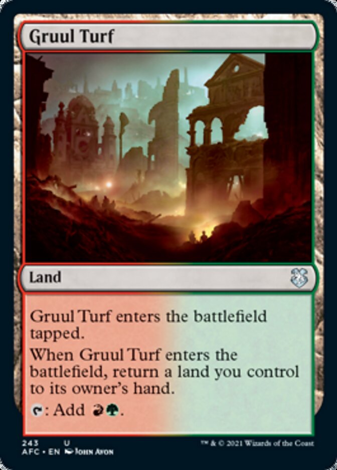 Gruul Turf [Dungeons & Dragons: Adventures in the Forgotten Realms Commander] MTG Single Magic: The Gathering    | Red Claw Gaming