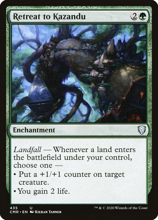 Retreat to Kazandu [Commander Legends] MTG Single Magic: The Gathering    | Red Claw Gaming