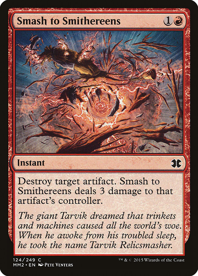 Smash to Smithereens [Modern Masters 2015] MTG Single Magic: The Gathering    | Red Claw Gaming