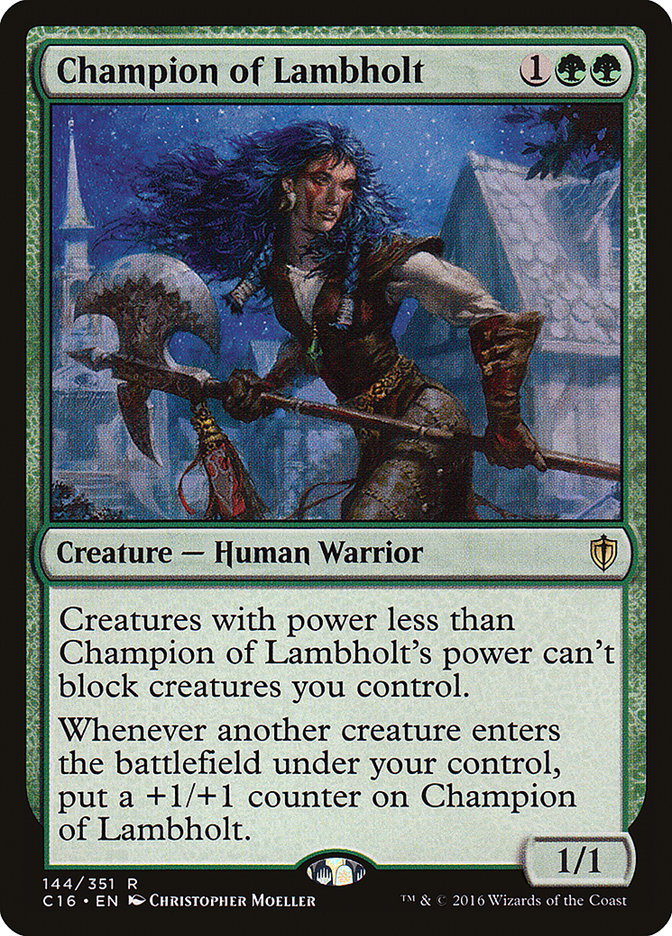 Champion of Lambholt [Commander 2016] MTG Single Magic: The Gathering    | Red Claw Gaming