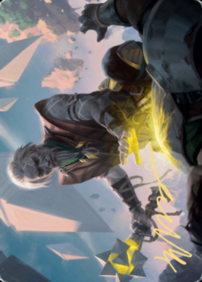 Expedition Healer Art Card (Gold-Stamped Signature) [Zendikar Rising Art Series] MTG Single Magic: The Gathering    | Red Claw Gaming