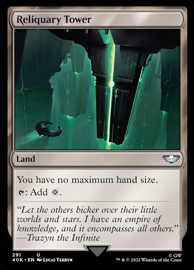 Reliquary Tower (Surge Foil) [Warhammer 40,000] MTG Single Magic: The Gathering    | Red Claw Gaming