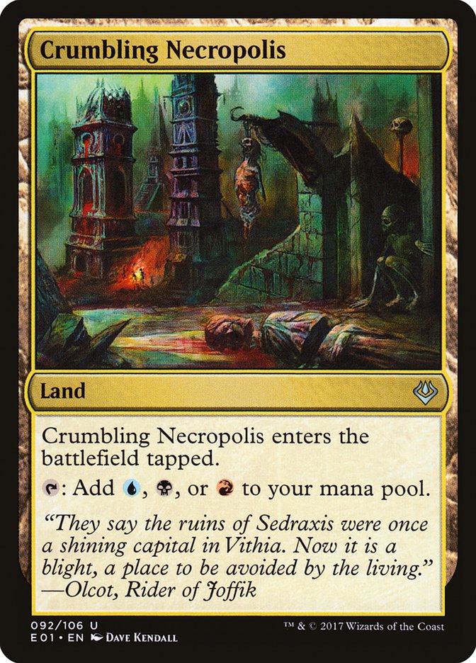 Crumbling Necropolis [Archenemy: Nicol Bolas] MTG Single Magic: The Gathering    | Red Claw Gaming