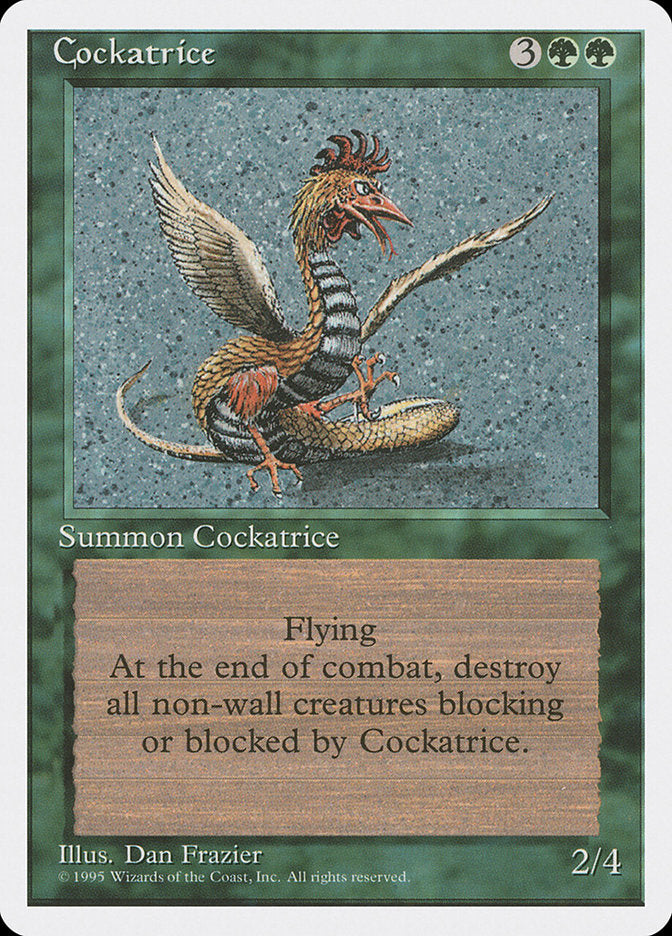 Cockatrice [Fourth Edition] MTG Single Magic: The Gathering    | Red Claw Gaming