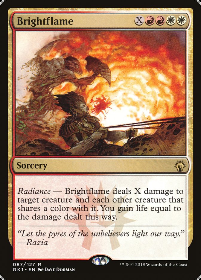 Brightflame [Guilds of Ravnica Guild Kit] MTG Single Magic: The Gathering    | Red Claw Gaming