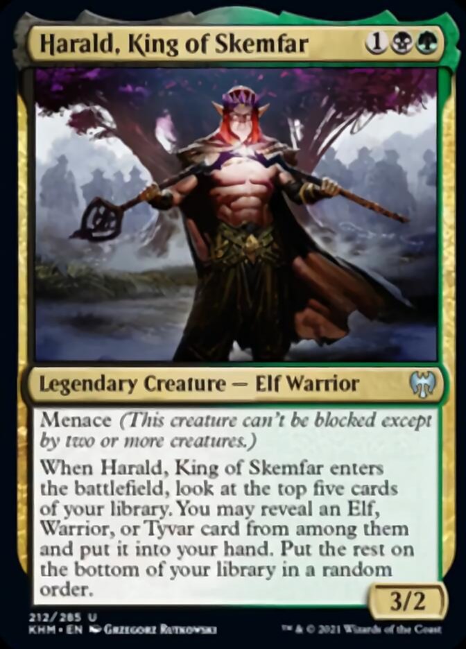 Harald, King of Skemfar [Kaldheim] MTG Single Magic: The Gathering    | Red Claw Gaming