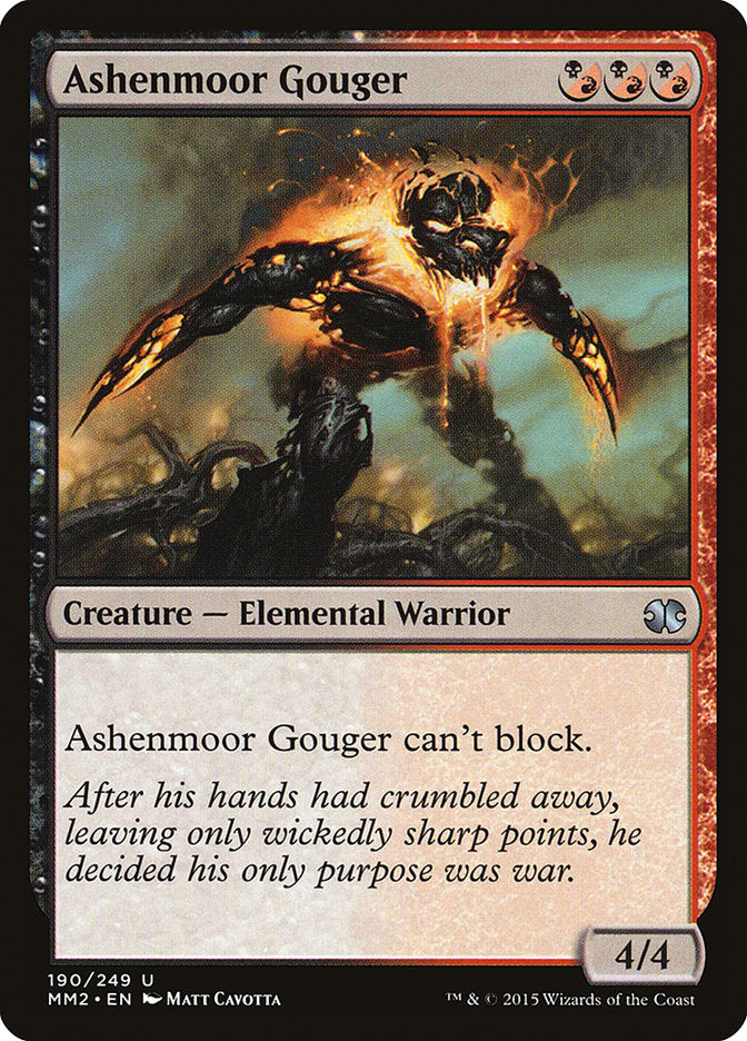 Ashenmoor Gouger [Modern Masters 2015] MTG Single Magic: The Gathering    | Red Claw Gaming
