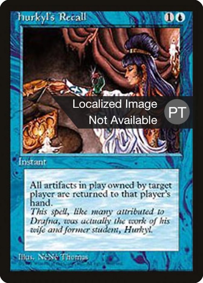 Hurkyl's Recall [Fourth Edition (Foreign Black Border)] MTG Single Magic: The Gathering    | Red Claw Gaming