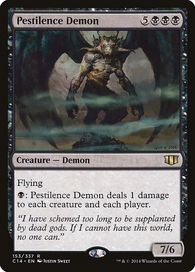 Pestilence Demon [Commander 2014] MTG Single Magic: The Gathering    | Red Claw Gaming