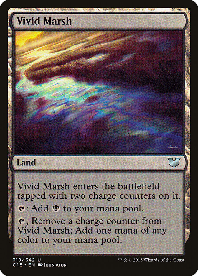 Vivid Marsh [Commander 2015] MTG Single Magic: The Gathering    | Red Claw Gaming