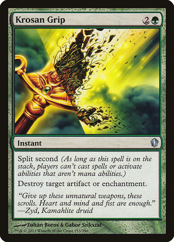 Krosan Grip [Commander 2013] MTG Single Magic: The Gathering    | Red Claw Gaming