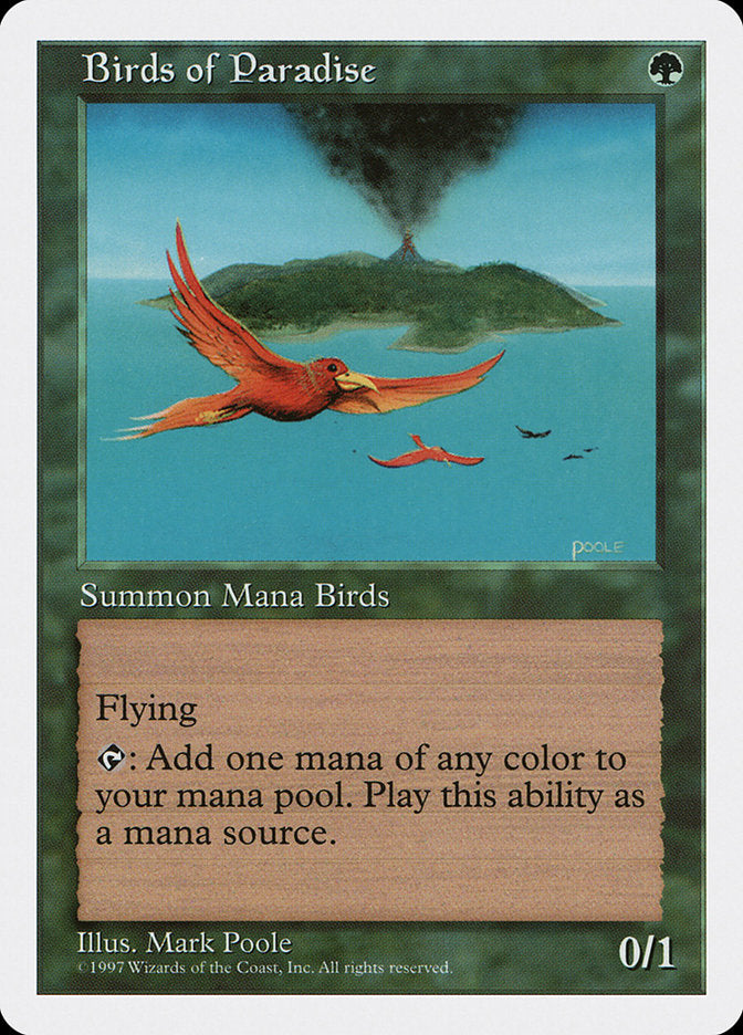 Birds of Paradise [Fifth Edition] MTG Single Magic: The Gathering    | Red Claw Gaming