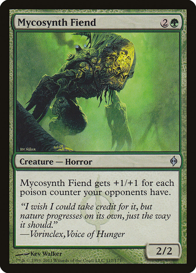 Mycosynth Fiend [New Phyrexia] MTG Single Magic: The Gathering    | Red Claw Gaming