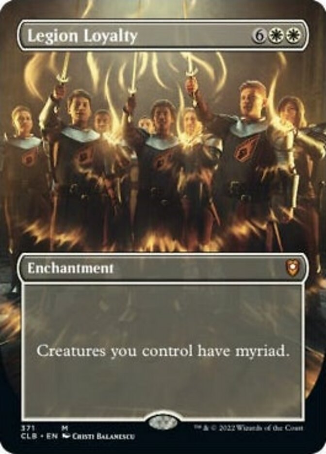 Legion Loyalty (Borderless Alternate Art) [Commander Legends: Battle for Baldur's Gate] MTG Single Magic: The Gathering    | Red Claw Gaming
