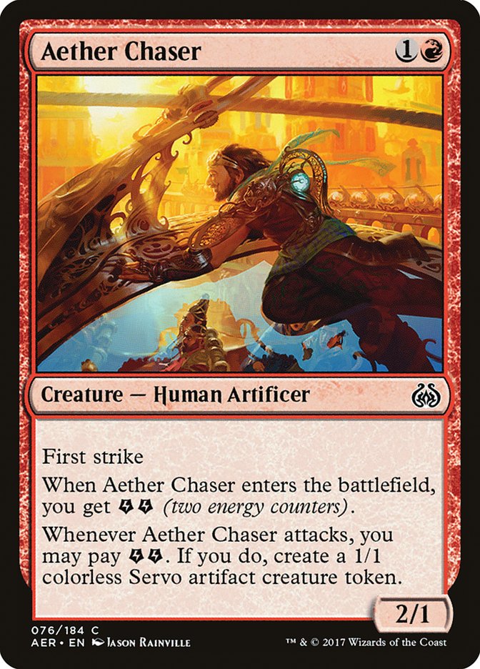 Aether Chaser [Aether Revolt] MTG Single Magic: The Gathering    | Red Claw Gaming