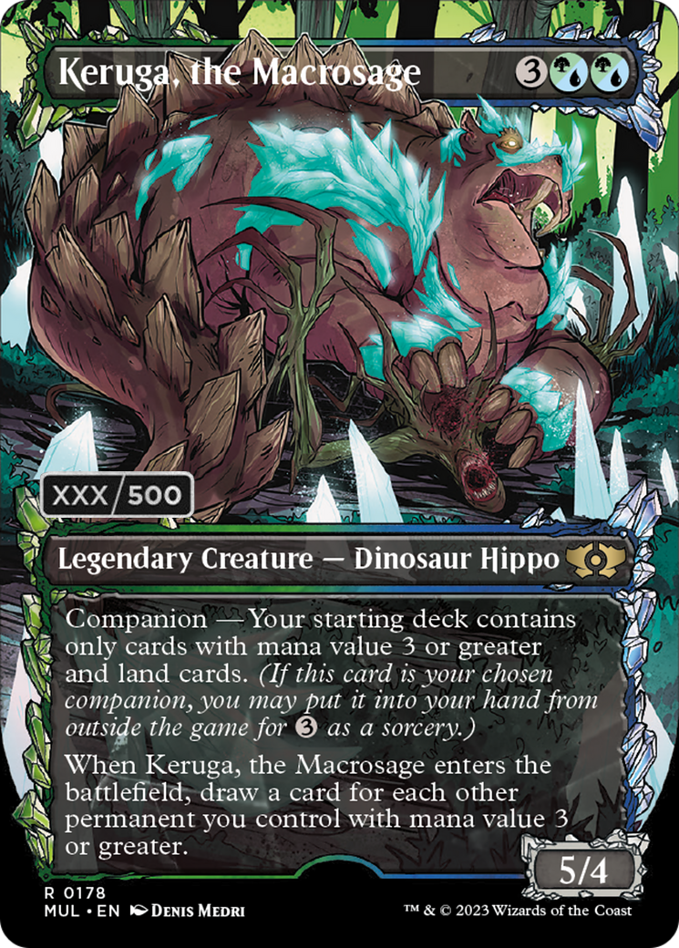 Keruga, the Macrosage (Serialized) [Multiverse Legends] MTG Single Magic: The Gathering    | Red Claw Gaming