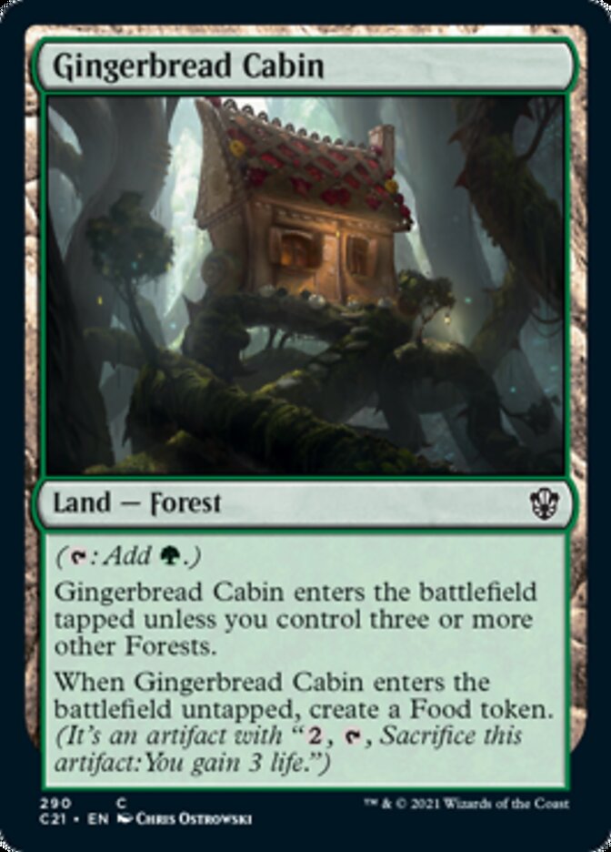 Gingerbread Cabin [Commander 2021] MTG Single Magic: The Gathering    | Red Claw Gaming