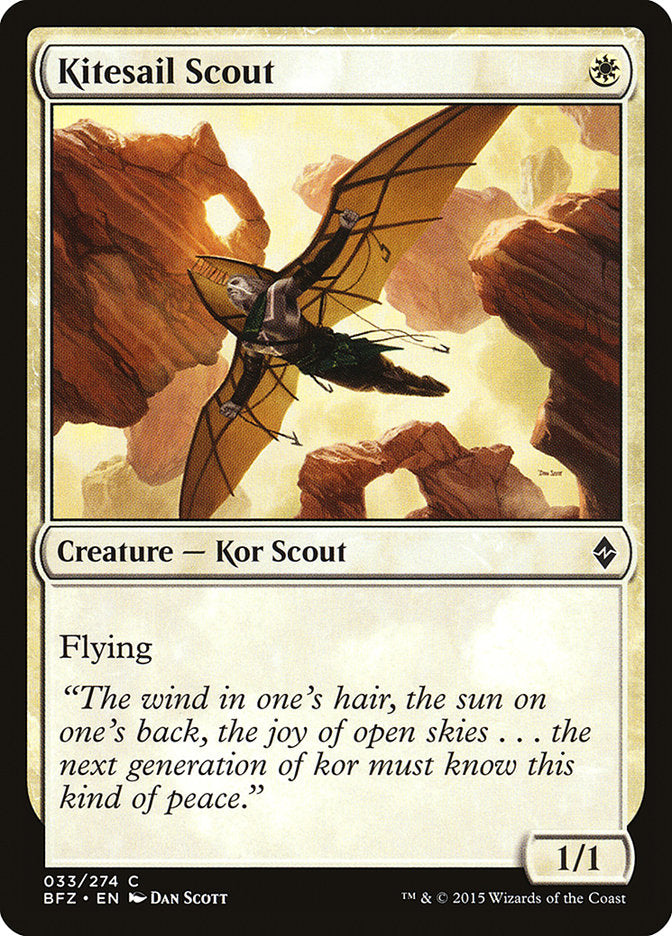 Kitesail Scout [Battle for Zendikar] MTG Single Magic: The Gathering    | Red Claw Gaming