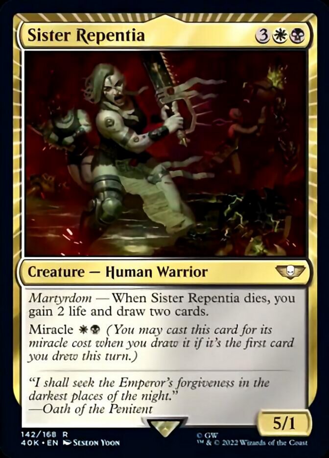Sister Repentia [Warhammer 40,000] MTG Single Magic: The Gathering    | Red Claw Gaming