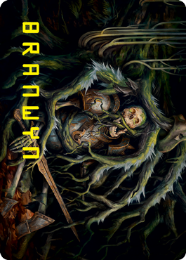 Retrieve Art Card (Gold-Stamped Signature) [Innistrad: Crimson Vow Art Series] MTG Single Magic: The Gathering    | Red Claw Gaming