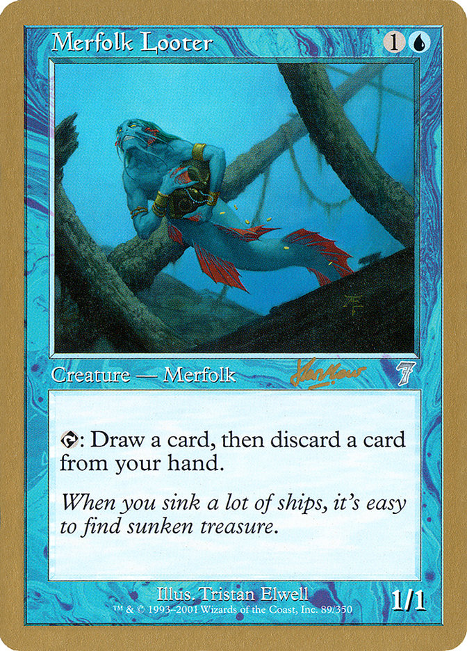 Merfolk Looter (Sim Han How) [World Championship Decks 2002] MTG Single Magic: The Gathering    | Red Claw Gaming