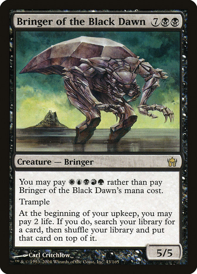 Bringer of the Black Dawn [Fifth Dawn] MTG Single Magic: The Gathering    | Red Claw Gaming