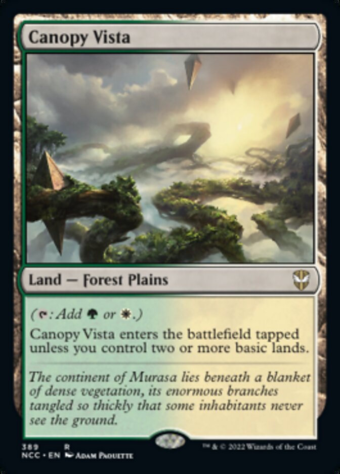 Canopy Vista [Streets of New Capenna Commander] MTG Single Magic: The Gathering    | Red Claw Gaming