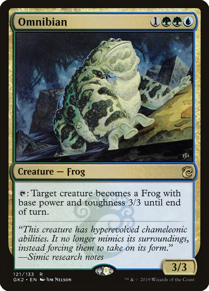 Omnibian [Ravnica Allegiance Guild Kit] MTG Single Magic: The Gathering    | Red Claw Gaming