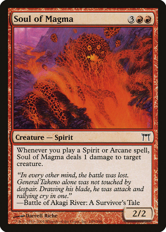 Soul of Magma [Champions of Kamigawa] MTG Single Magic: The Gathering    | Red Claw Gaming