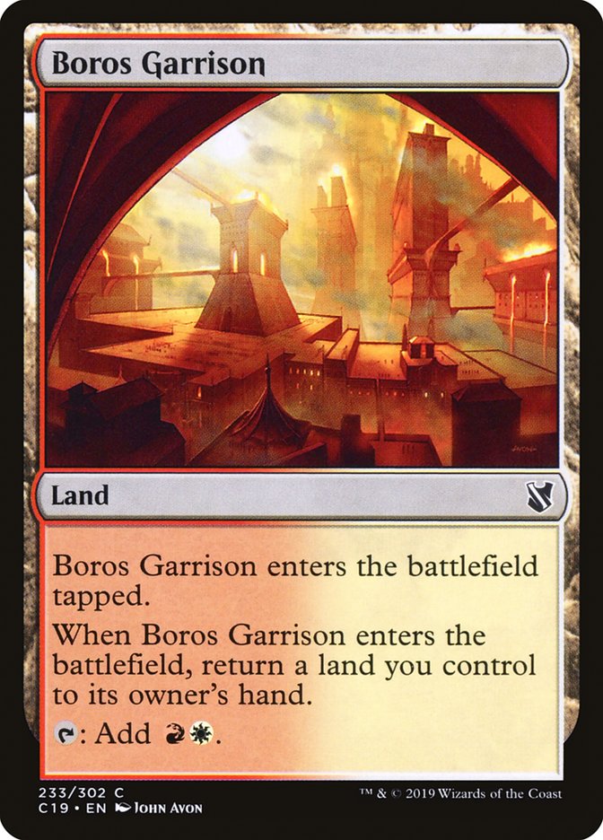 Boros Garrison [Commander 2019] MTG Single Magic: The Gathering    | Red Claw Gaming