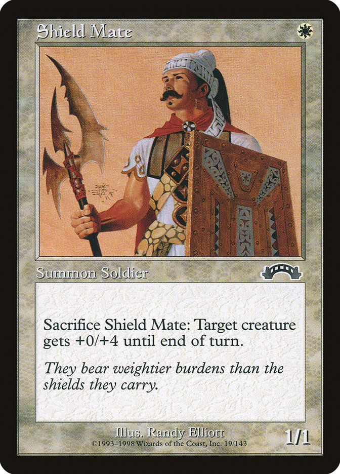 Shield Mate [Exodus] MTG Single Magic: The Gathering    | Red Claw Gaming