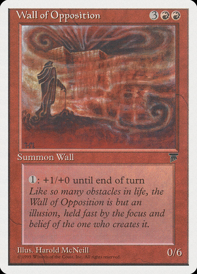 Wall of Opposition [Chronicles] MTG Single Magic: The Gathering    | Red Claw Gaming