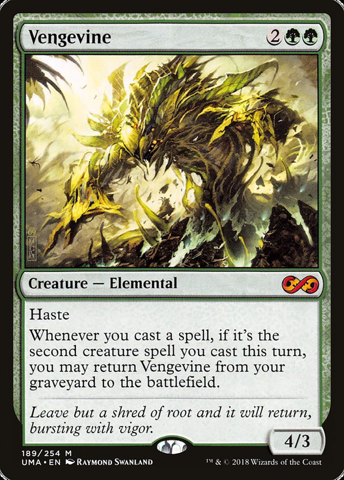 Vengevine [Ultimate Masters] MTG Single Magic: The Gathering    | Red Claw Gaming