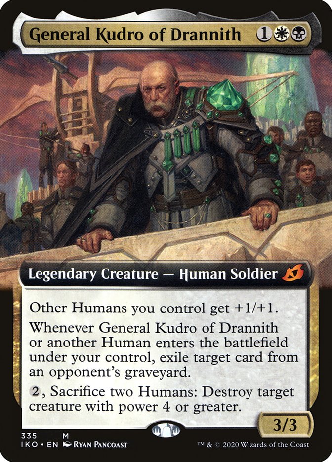 General Kudro of Drannith (Extended Art) [Ikoria: Lair of Behemoths] MTG Single Magic: The Gathering    | Red Claw Gaming