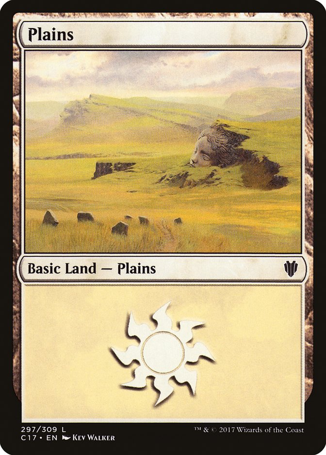 Plains (297) [Commander 2017] MTG Single Magic: The Gathering    | Red Claw Gaming