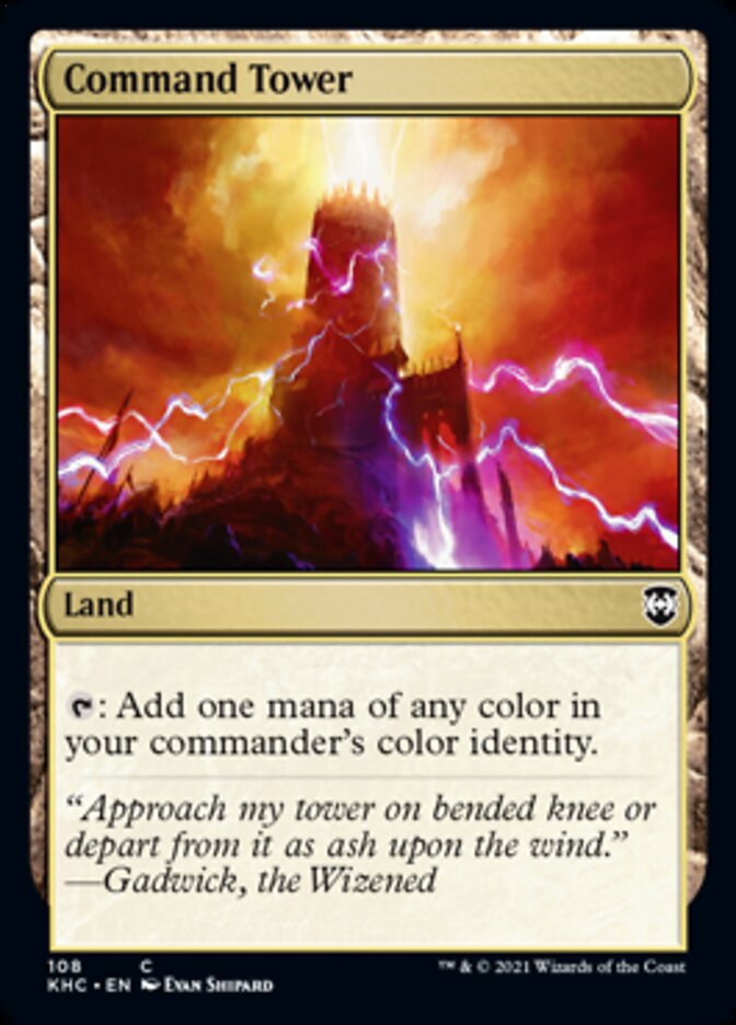 Command Tower [Kaldheim Commander] MTG Single Magic: The Gathering    | Red Claw Gaming