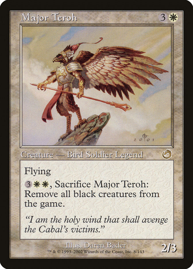 Major Teroh [Torment] MTG Single Magic: The Gathering    | Red Claw Gaming