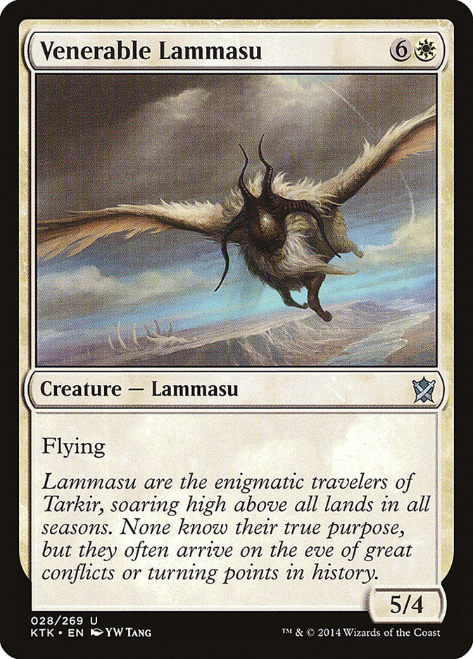 Venerable Lammasu [Khans of Tarkir] MTG Single Magic: The Gathering    | Red Claw Gaming