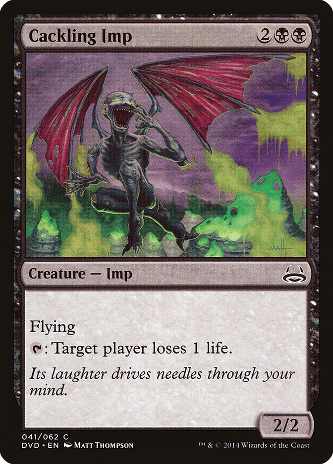 Cackling Imp (Divine vs. Demonic) [Duel Decks Anthology] MTG Single Magic: The Gathering    | Red Claw Gaming